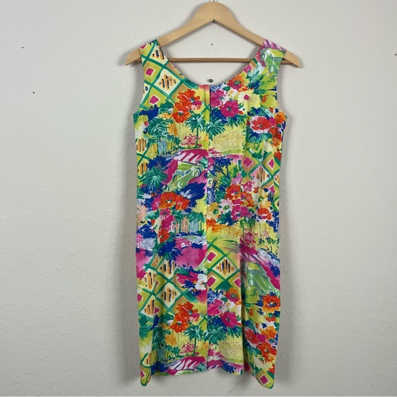 Jams World Vintage 90’s Monte Carlo Hawaiian Dress Size XS - Picture 5 of 5